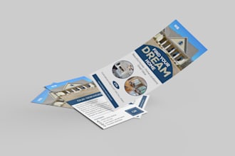 design a clean and professional rack card