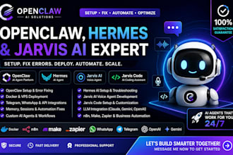 setup fix error openclaw hermes agent openclaw jarvis ai voice agent jarvis code