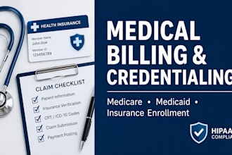 medical billing, insurance credentialing, medicare medicaid provider enrollment
