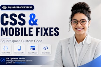fix squarespace CSS mobile responsive and custom code issues