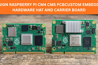 design raspberry pi cm4 cm5 pcb,custom embedded hardware,hat and carrier board
