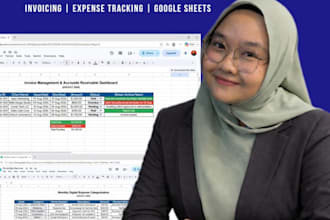 be your finance admin virtual assistant for invoicing and expense tracking
