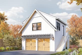 do adu house plan, 2d floor plan, elevation, construction plan and garage patio