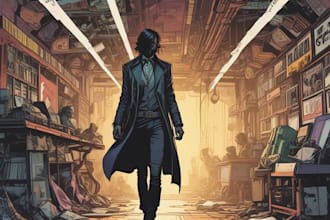 draw amazing comic book characters and illustrations