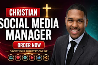 social media marketing manager for church instagram youtube facebook tiktok acc
