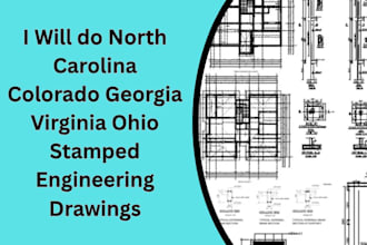 do north carolina colorado georgia virginia ohio stamped engineering drawings