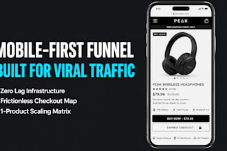 construct viral tiktok dropshipping website single product shopify funnel
