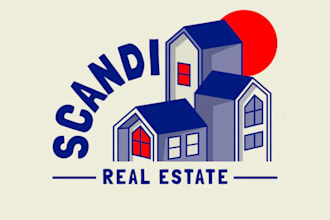 make a real estate broker property developer logo
