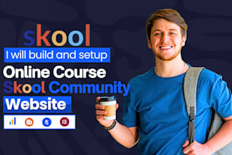 set up your skool community and create your online course