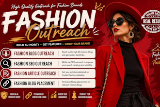 provide fashion guest posts and fashion SEO link building