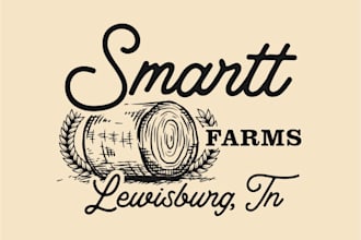 design a professional farm, agriculture, farming and organic logo