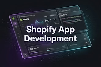 build custom shopify app, API integration, or headless store