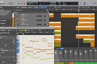 compose tracks as desired for a game or film project