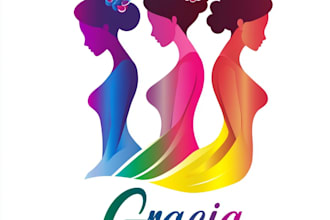 design an elegant woman logo for your brand