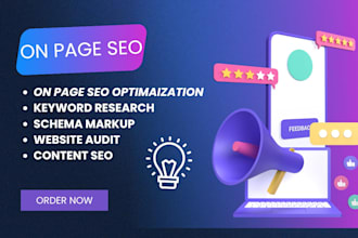do onpage seo optimization shopify word press for web pages