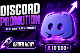 do discord server promotion, discord advertising and organic server growth