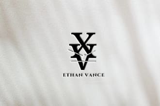 design a unique lettermark wordmark and typography logo