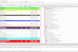 create a construction schedule in primavera p6 or ms office