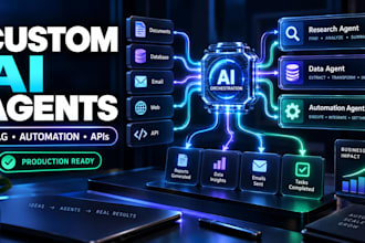 build ai agents, automation, rag, bot, chatgpt, gemini and claude API pipeline