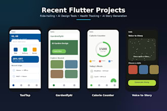 develop custom flutter apps for android and ios