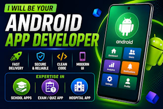 be your android app developer for android app development