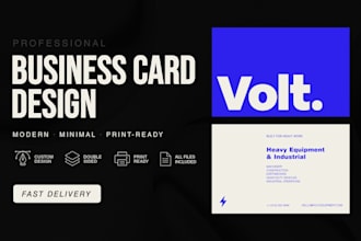 design a professional business card