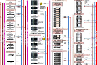 design broadcast TV studio systems in visio and autocad
