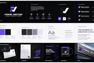 design a timeless brand visual identity and brand book