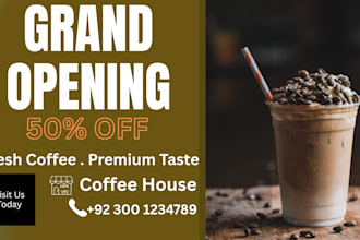 design a restaurant food and social media promotional poster