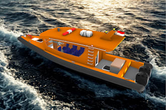 design 3d model boats that wont sink