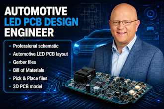 design automotive led pcb for headlights drl brake lights and car lighting