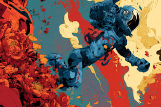 comic book illustration with comic book illustrator