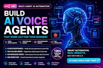 build n8n multi agent ai voice receptionists cold calling agent rag n8n workflow