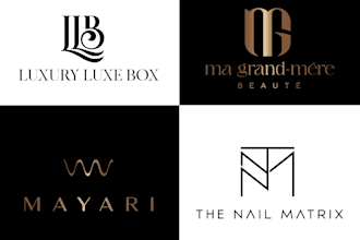 design luxury logo for business and skin care
