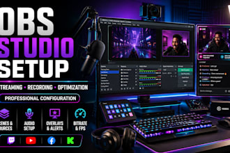 setup and optimize obs studio for streaming and recording