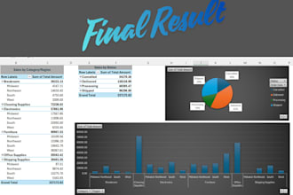 create or fix excel formulas, vlookup, xlookup, and pivot tables