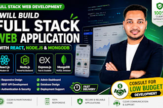 do full stack development with react node js and mongodb