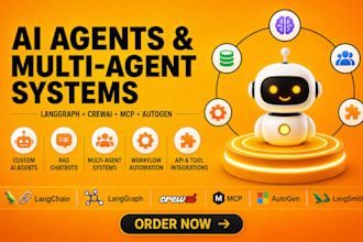 build ai agents, multiagent systems with langgraph, crewai, mcp and autogen