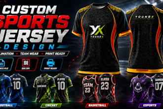 create custom team jersey designs
