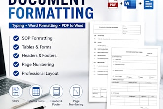 format and type pharmaceutical documents professionally