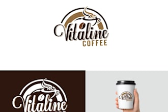 create a logo for a restaurant, coffee, bakery, pastry, food