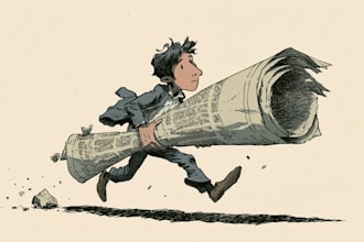create editorial cartoons for newspapers or magazines
