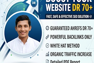 increase domain rating increase ahrefs DR 70 plus