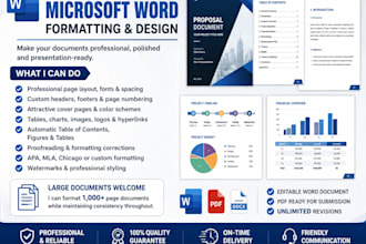 do ms word, excel, google docs and sheets formatting