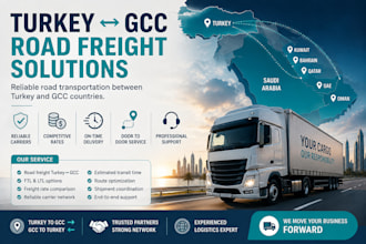 find the best road freight solution from turkey to gcc countries