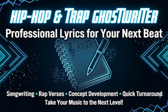 ghostwrite lyrics for your song and rap