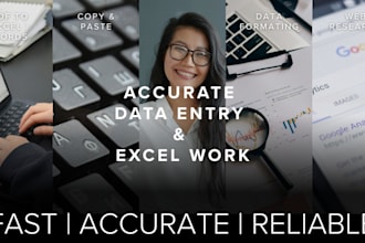 do accurate data entry, copy paste, and web research