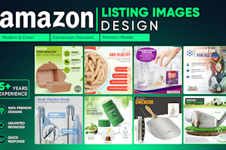 design amazon listing images and a plus content