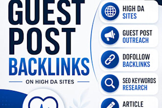 provide health and wellness guest post backlinks