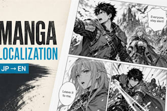 localize japanese manga into natural english